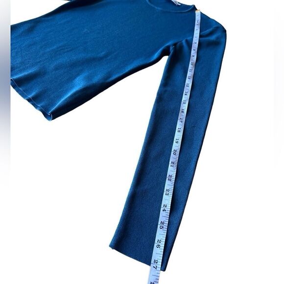 Zara ribbed teal sweater size medium - Picture 11 of 13